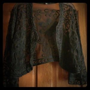 Embroidered bolero jacket